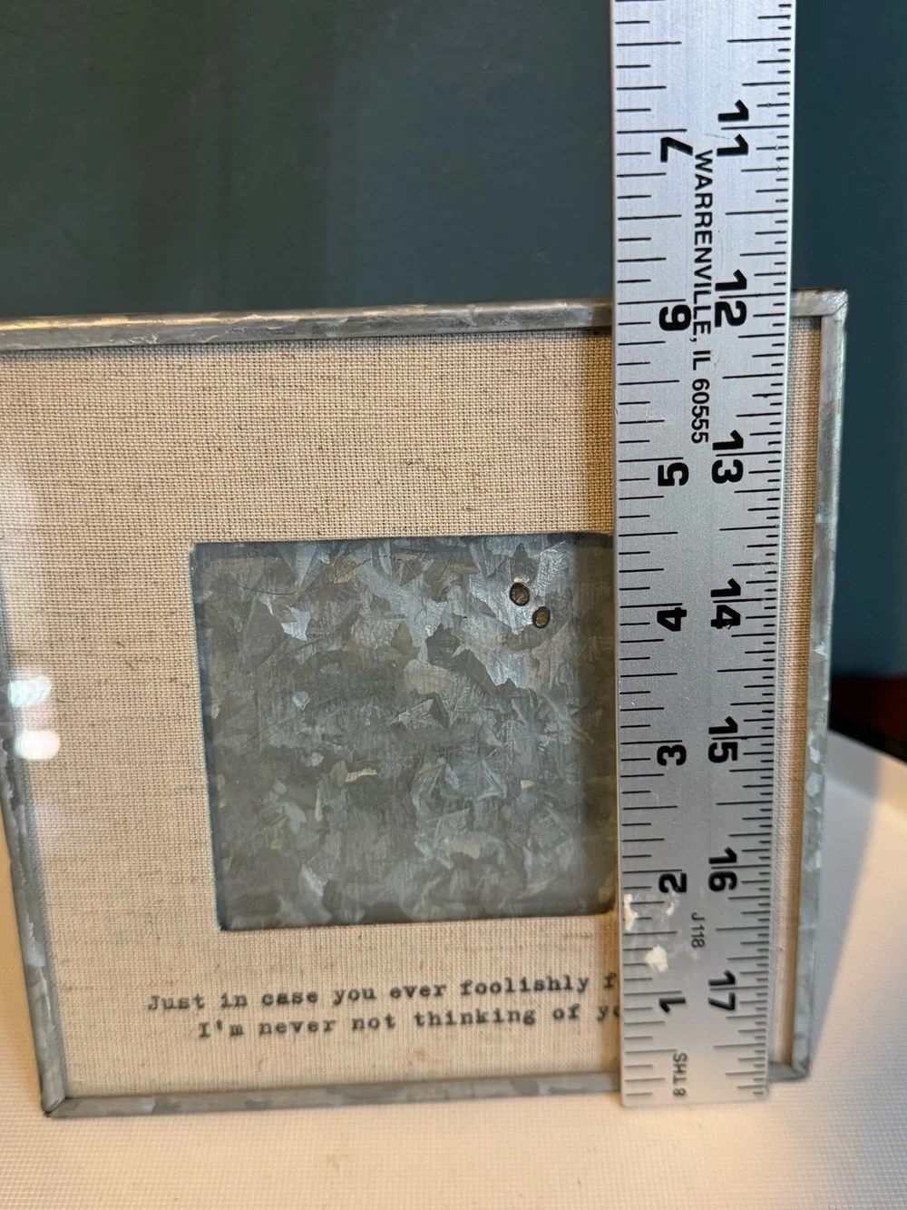 Sugarboo & Co Virginia Woolf quote “I’m never not thinking of you” photo frame
